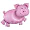SuperShape™ 35" x 25" Pink Pig Shaped Foil Balloon